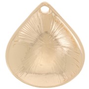 21x19mm drop Pendant - Gold Tone x1