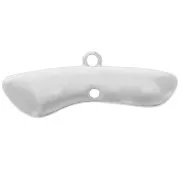 30x10mm 4-ring Design chandelier pendant - Silver Tone x1