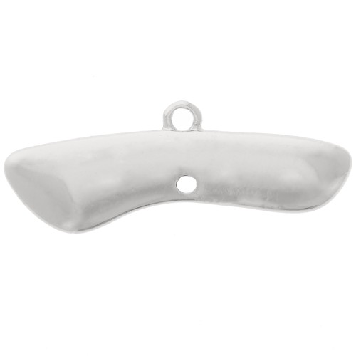 30x10mm 4-ring Design chandelier pendant - Silver Tone x1