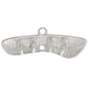 30x10mm 4-ring Design chandelier pendant - Silver Tone x1