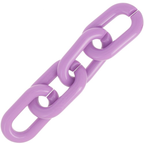 39x23mm Oval acrylic link - Lilac x1