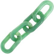 39x23mm Oval acrylic link - Green Marbled x1|raw }}