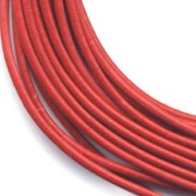 Leather cord 2mm red x 2m|raw }}