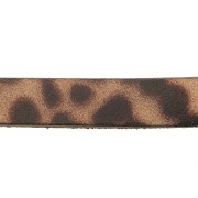 Leather lace 10mm Leopard x30cm