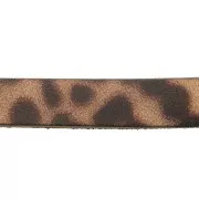 Leather lace 10mm Leopard x30cm