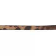 Leather lace 5x2mm Leopard x30cm