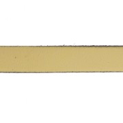 Leather lace 10mm Gold tone x30cm