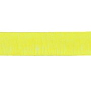 Leather lace 10mm Yellow Fluo x30cm|raw }}