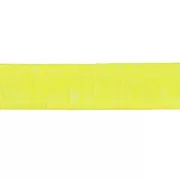 Leather lace 10mm Yellow Fluo x30cm
