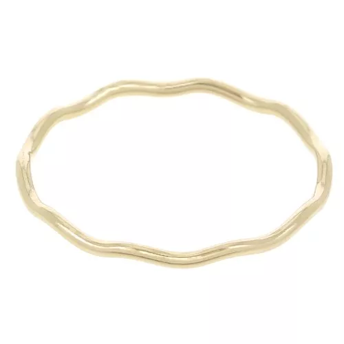 Fine wavy ring - Size 52 - Gold filled x1