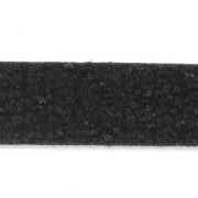 Leather lace textured 10mm Black x30cm|raw }}