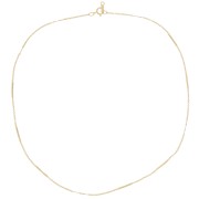1.35mm Fancy mesh choker - Gold filled x41cm