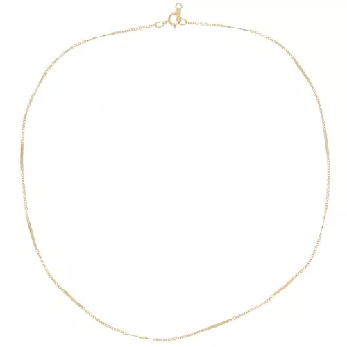 1.35mm Fancy mesh choker - Gold filled x41cm