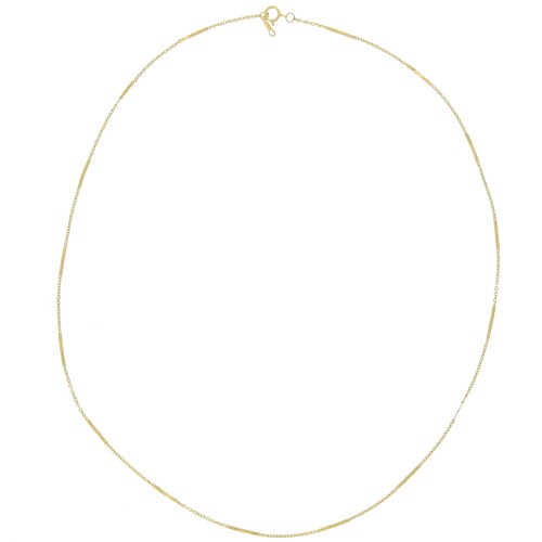 1.35mm Fancy mesh choker - Gold filled x50cm