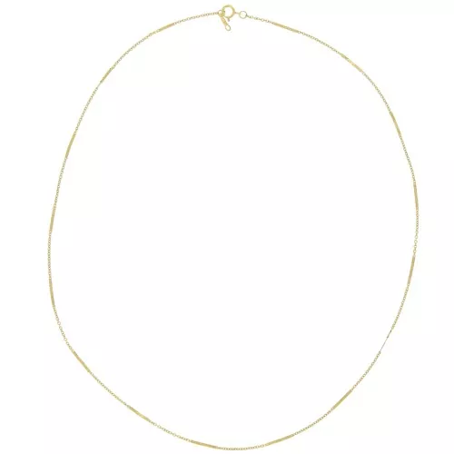 1.35mm Fancy mesh choker - Gold filled x50cm