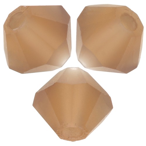 4mm Preciosa - Rondelle Bead - Smoked Topaz Matt x30