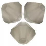 4mm Preciosa - Rondelle Bead - Black Diamond Matt x30