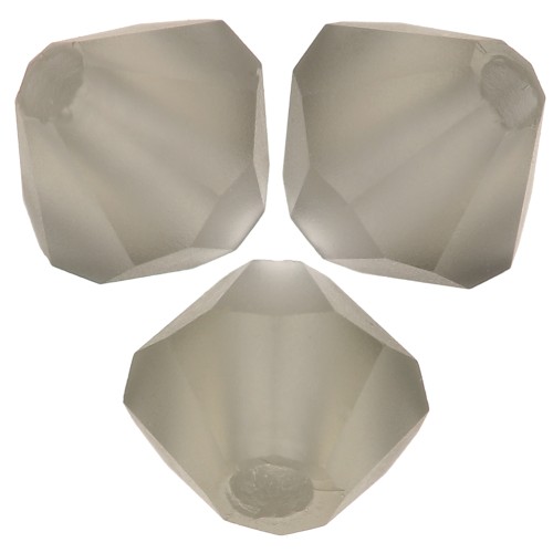 4mm Preciosa - Rondelle Bead - Black Diamond Matt x30