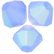 4mm Preciosa - Rondelle Bead - Sapphire AB Matt x30|raw }}