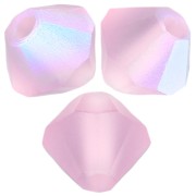 4mm Preciosa - Rondelle Bead - Light Amethyst AB Matt x30|raw }}