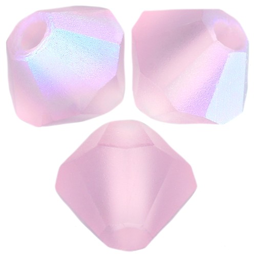 4mm Preciosa - Rondelle Bead - Light Amethyst AB Matt x30