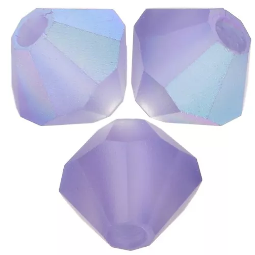 4mm Preciosa - Rondelle Bead - MC Bead Rondell - Tanzanite AB Matt x30