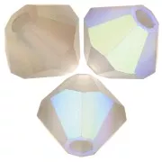 4mm Preciosa - Rondelle Bead - Black Diamond AB Matt x30