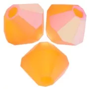 4mm Preciosa - Rondelle Bead - Sun AB Matt x30