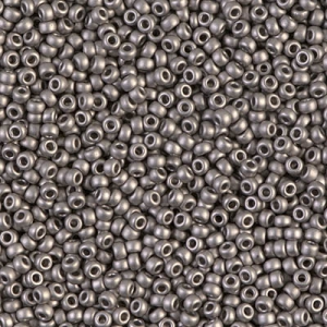 Miyuki Seed beads 15/0 190F - Mat Nickel Plated x5g