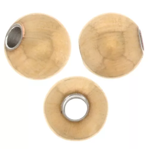 4 mm round beads - Gold-plated 316F stainless steel x100