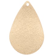 25.5x16.5mm Diamond-effect drop sequin - Gold Tone x1|raw }}