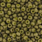 Miyuki Seed beads 11/0 2032 - Mat Opaque Golden Olive Luster x8g