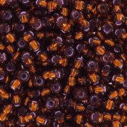 Miyuki Seed beads 11/0 5 - Silver Lined Dark Topaz x8g