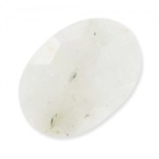 Oval facetted Cabochon 18x13mm Moonstone x1|raw }}