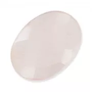 Oval facetted cabochon 18x13mm Rose Quartz