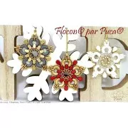 5x10mm Arcos® by Puca® - Snow Flake x10g