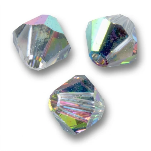 PureCrystal 5328 Crystal Bicones 4mm Crystal Vitrail Medium x50