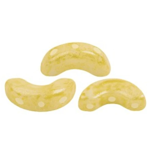 5x10mm Arcos® by Puca® - Milky Beige x10g