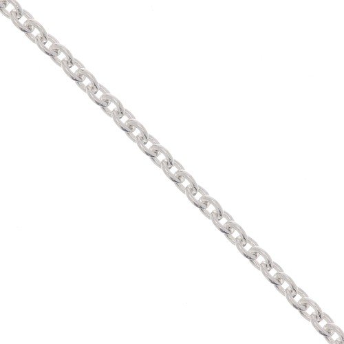 Cable chain links chain 3x2,5mm 925 Sterling Silver x1m