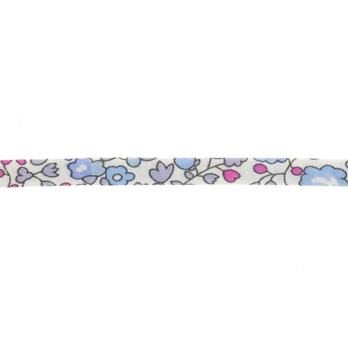 Liberty fabric cord - Eloise - Baltique x1m