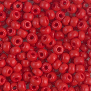 Miyuki Seed beads 8/0 408 - Opaque Red x8g