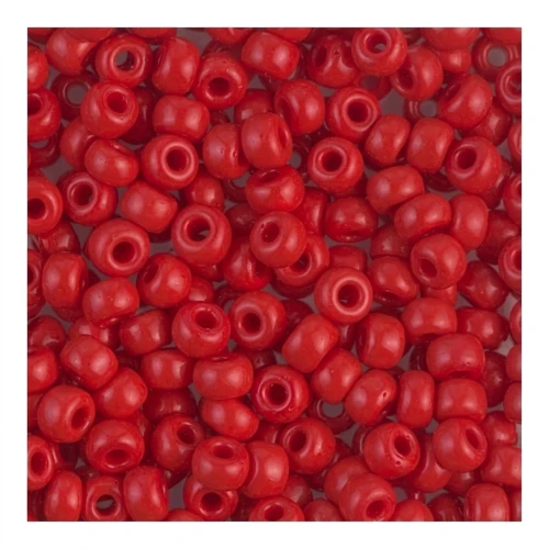 Miyuki Seed beads 8/0 408 - Opaque Red x8g