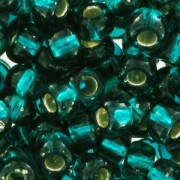 Miyuki Seed beads 8/0 30 - Dark Teal Silverline|raw }}
