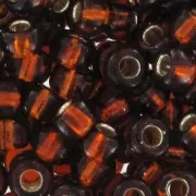 Miyuki Seed beads 8/0 5 - Silver Lined Dark Topaz x8g