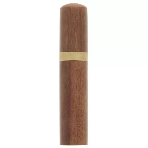 88x17mm Round wooden screw-in case for needles - Natural x1