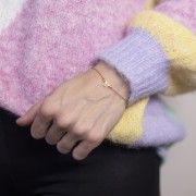 6x7mm Stainless steel 316L Alphabet letter spacer - Z - Gold x1