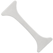 54x20mm 925 Sterling Silver Ring to shape and personalize x1