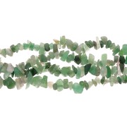 Aventurine 8 - 11 mm Chip beads x80cm|raw }}