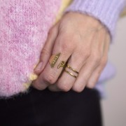 60x19mm 925 Sterling Silver Ring to shape and personalize x1