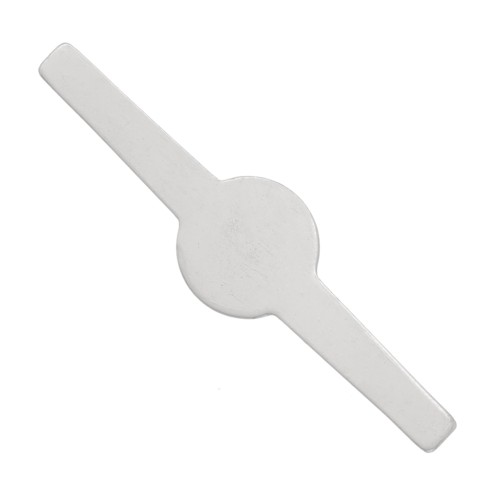 35x9mm 925 Sterling Silver base to shape and personalize x1